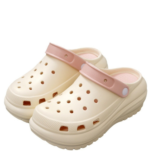 eva洞洞鞋光輪踩屎感女新款增高涼鞋松糕厚底外穿包頭沙灘涼拖鞋 eva洞洞鞋光輪踩屎感女新款增高涼鞋松糕厚底外穿包頭沙灘涼拖鞋