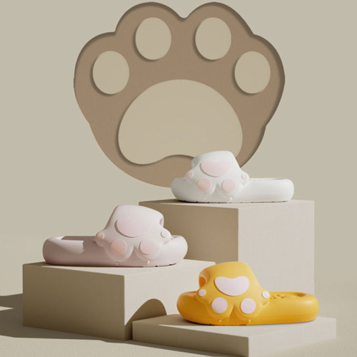 卡通貓爪拖鞋女夏季室內居家浴室涼拖軟底透氣防滑情侶涼拖鞋外穿 卡通貓爪拖鞋女夏季室內居家浴室涼拖軟底透氣防滑情侶涼拖鞋外穿