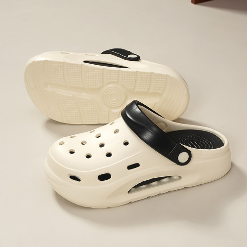 EVA洞洞鞋女款夏季外穿踩屎感增高厚底5CM防滑時尚網紅可愛沙灘鞋 EVA洞洞鞋女款夏季外穿踩屎感增高厚底5CM防滑時尚網紅可愛沙灘鞋