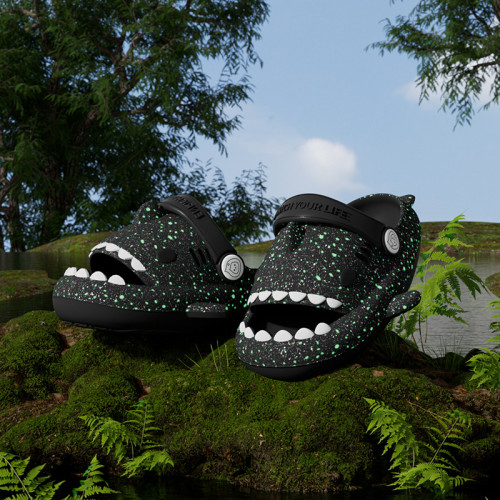 鯊魚夜光兒童拖鞋男夏外穿防撞卡通可愛涼拖鞋小童寶寶星空洞洞鞋 鯊魚夜光兒童拖鞋男夏外穿防撞卡通可愛涼拖鞋小童寶寶星空洞洞鞋