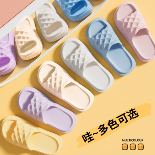 eva卡通拖鞋女夏2024新款室內居家厚底浴室防滑洗澡涼拖鞋女外穿