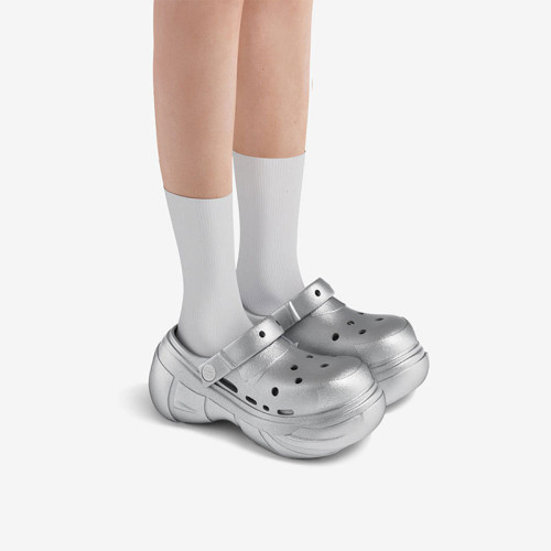 洞洞鞋厚底女夏季外穿防滑透氣增高eva涼拖鞋百搭軟底沙灘拖鞋女