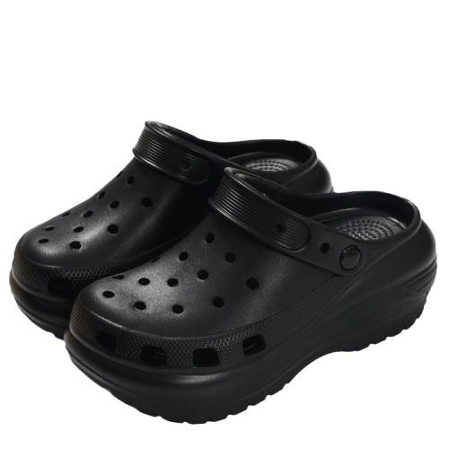 cross洞洞鞋踩屎感女厚底洞洞鞋爆款光輪洞洞鞋女式 cross洞洞鞋踩屎感女厚底洞洞鞋爆款光輪洞洞鞋女式