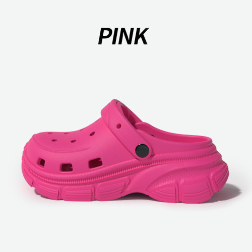 可愛洞洞鞋女夏季增高涼拖鞋防滑透氣少女心沙灘拖鞋女外穿可DIY 可愛洞洞鞋女夏季增高涼拖鞋防滑透氣少女心沙灘拖鞋女外穿可DIY