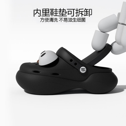 卡通可愛洞洞鞋女夏季外穿2024新款厚底增高包頭EVA拖鞋軟底戶外 卡通可愛洞洞鞋女夏季外穿2024新款厚底增高包頭EVA拖鞋軟底戶外