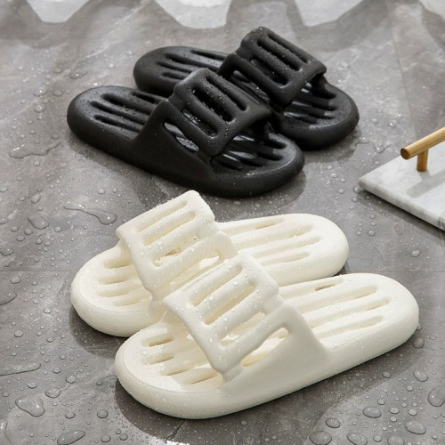 男士浴室拖鞋夏季家居洗澡室內情侶家用踩屎感防滑防臭漏水涼拖男