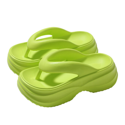 踩屎感厚底女拖鞋外穿夏季韓版ins潮仙女風人字拖休閒拖鞋