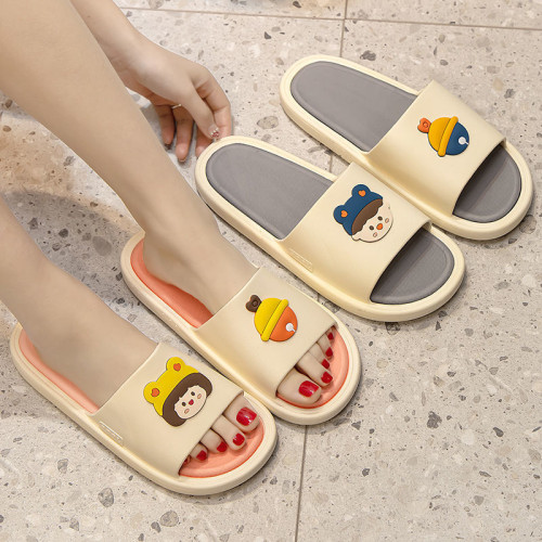 涼拖鞋男士夏季卡通室內家居靜音浴室防臭洗澡防滑情侶可愛拖鞋女 涼拖鞋男士夏季卡通室內家居靜音浴室防臭洗澡防滑情侶可愛拖鞋女