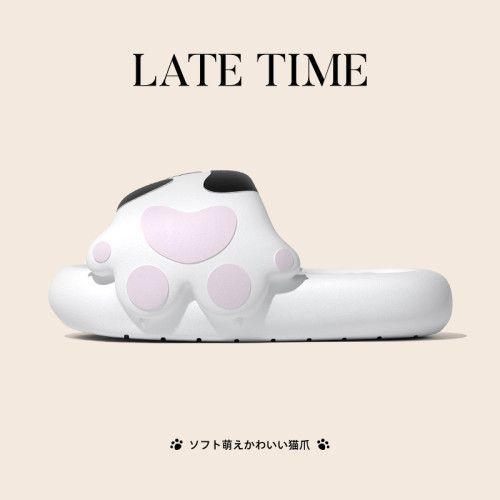 可愛萌寵貓爪拖鞋女夏季室內居家用厚底浴室防滑洗澡涼拖鞋親子款 可愛萌寵貓爪拖鞋女夏季室內居家用厚底浴室防滑洗澡涼拖鞋親子款