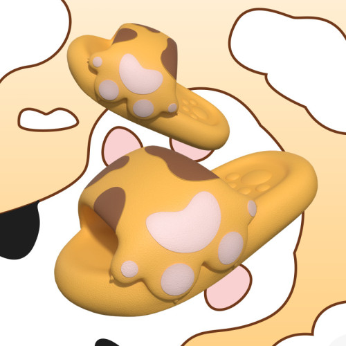 可愛萌寵貓爪拖鞋女夏季室內居家用厚底浴室防滑洗澡涼拖鞋親子款 可愛萌寵貓爪拖鞋女夏季室內居家用厚底浴室防滑洗澡涼拖鞋親子款