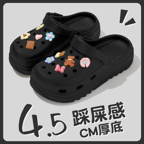 洞洞鞋女夏季家用外穿厚底夏季情侶厚底家居室內防滑耐沙灘鞋 洞洞鞋女夏季家用外穿厚底夏季情侶厚底家居室內防滑耐沙灘鞋