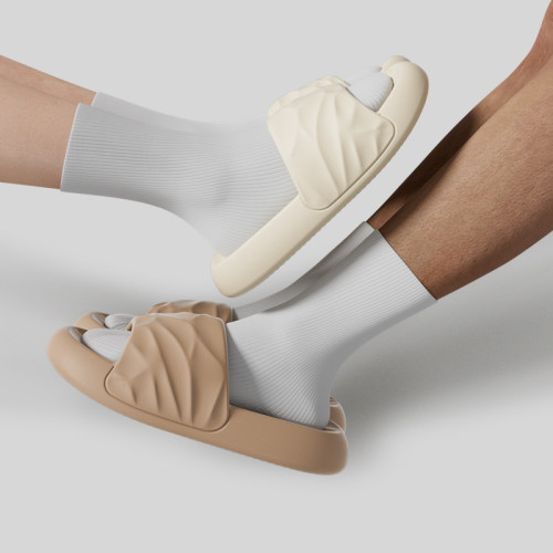 【2代】厚底幾何拖鞋男士夏季外穿防滑靜音浴室洗澡室內家居家用