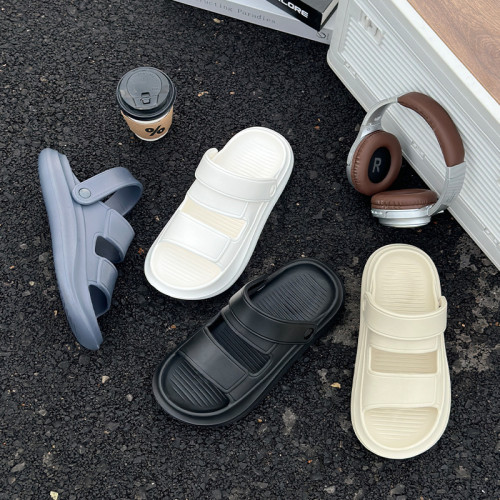 男士踩屎感厚底拖鞋潮流百搭可開車軟底高彈外穿夏季拖鞋沙灘拖鞋 男士踩屎感厚底拖鞋潮流百搭可開車軟底高彈外穿夏季拖鞋沙灘拖鞋