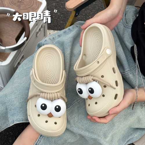 eva洞洞鞋女款2025新款沙灘防滑防臭踩屎感包頭拖鞋女款夏季外穿 eva洞洞鞋女款2025新款沙灘防滑防臭踩屎感包頭拖鞋女款夏季外穿