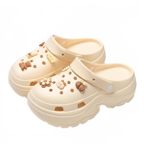 洞洞鞋女款夏季2024新款厚底增高網紅沙灘防滑包頭涼鞋夏天外穿 洞洞鞋女款夏季2024新款厚底增高網紅沙灘防滑包頭涼鞋夏天外穿