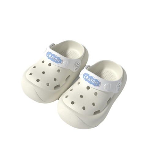 卡通貓咪洞洞鞋男童夏季軟底防滑寶寶沙灘鞋1-3嵗嬰幼兒拖鞋兒童