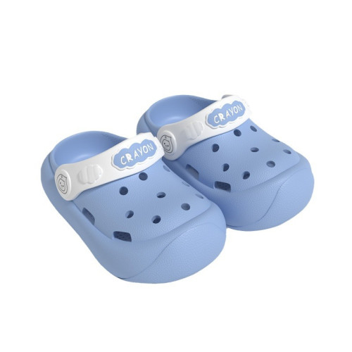 兒童綁帶拖鞋洞洞鞋夏季男童女童防滑透氣涼拖室內嬰幼兒寶寶拖鞋