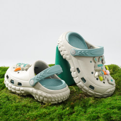 兒童洞洞鞋男童拖鞋女童夏季新款寶寶防滑涼拖外穿大童男孩沙灘鞋