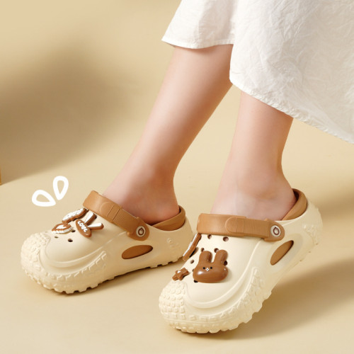 2025年新款洞洞鞋女夏季外穿軟底包頭涼拖鞋防滑厚底增高防臭涼鞋 2025年新款洞洞鞋女夏季外穿軟底包頭涼拖鞋防滑厚底增高防臭涼鞋