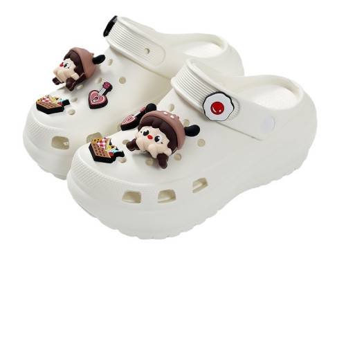 2025新款洞洞鞋女外穿沙灘可愛厚底兩穿踩屎感辦公室包頭韓版涼拖 2025新款洞洞鞋女外穿沙灘可愛厚底兩穿踩屎感辦公室包頭韓版涼拖