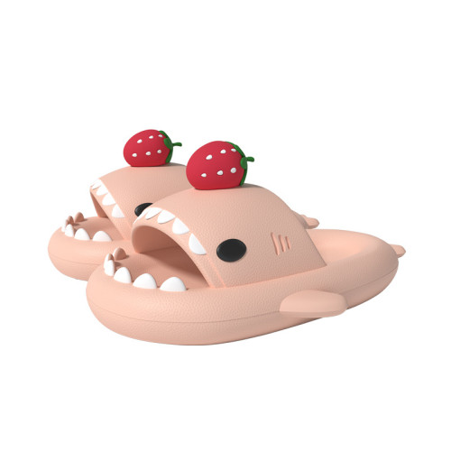 兒童春夏季可愛小草莓鯊魚拖鞋男女童卡通EVA寶寶涼拖鞋 兒童春夏季可愛小草莓鯊魚拖鞋男女童卡通EVA寶寶涼拖鞋