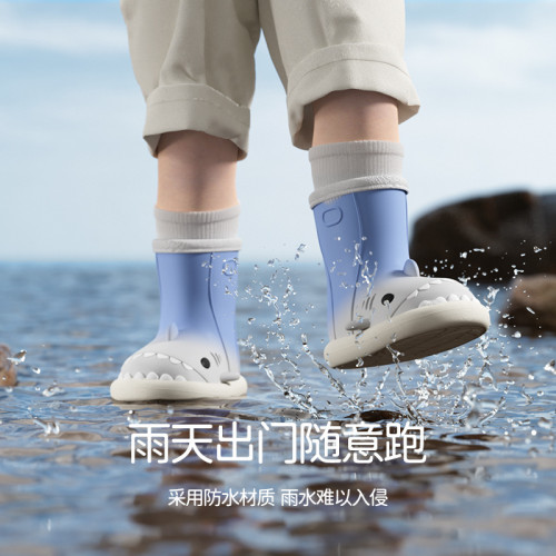 多巴胺漸變新款男女童鯊魚防水雨鞋上學外穿卡通爆款兒童寶寶雨靴 多巴胺漸變新款男女童鯊魚防水雨鞋上學外穿卡通爆款兒童寶寶雨靴