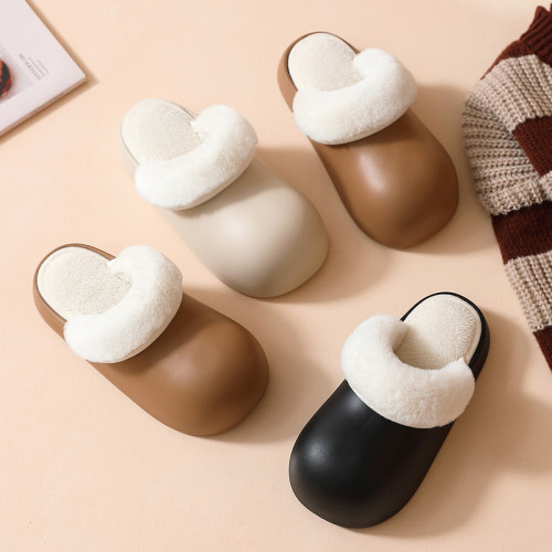 EVA可拆卸棉拖鞋秋冬季女士居家毛絨拖鞋保暖室內厚底防滑棉拖鞋 EVA可拆卸棉拖鞋秋冬季女士居家毛絨拖鞋保暖室內厚底防滑棉拖鞋
