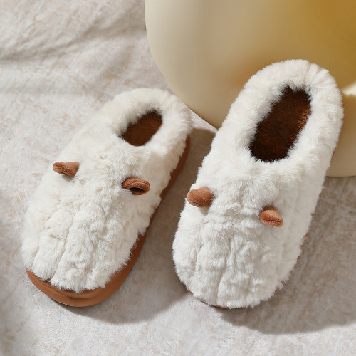 棉拖鞋女冬季居家室內包頭情侶卡通家用保暖防滑毛絨棉拖男士 棉拖鞋女冬季居家室內包頭情侶卡通家用保暖防滑毛絨棉拖男士