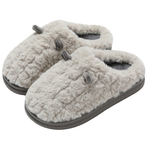 棉拖鞋女冬季居家室內包頭情侶卡通家用保暖防滑毛絨棉拖男士 棉拖鞋女冬季居家室內包頭情侶卡通家用保暖防滑毛絨棉拖男士