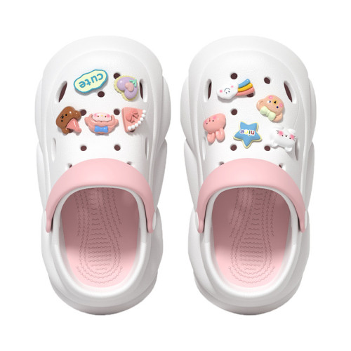 爆款女士夏季厚底增高洞洞鞋鞋墊可拆卸可愛卡通外穿軟底涼鞋 爆款女士夏季厚底增高洞洞鞋鞋墊可拆卸可愛卡通外穿軟底涼鞋