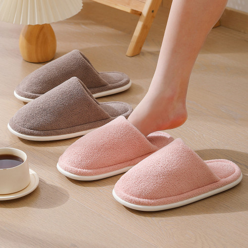 柔軟冬季毛毛拖鞋女士保暖毛絨簡約家居室內防滑秋季棉拖鞋男 柔軟冬季毛毛拖鞋女士保暖毛絨簡約家居室內防滑秋季棉拖鞋男