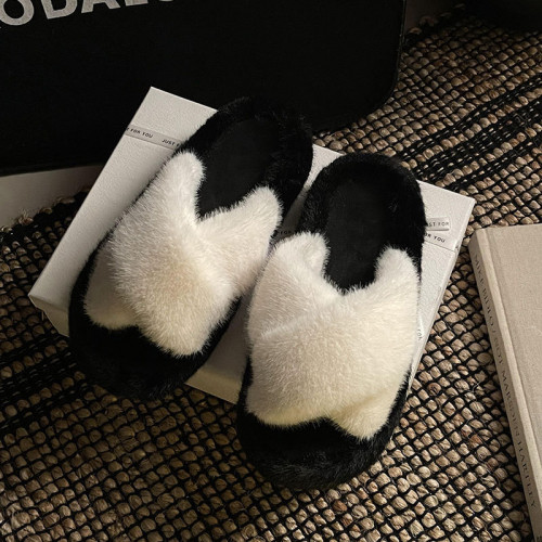 厚底毛毛拖鞋女外穿秋冬2024年新款交叉網紅爆款時尚居家ins棉拖 厚底毛毛拖鞋女外穿秋冬2024年新款交叉網紅爆款時尚居家ins棉拖