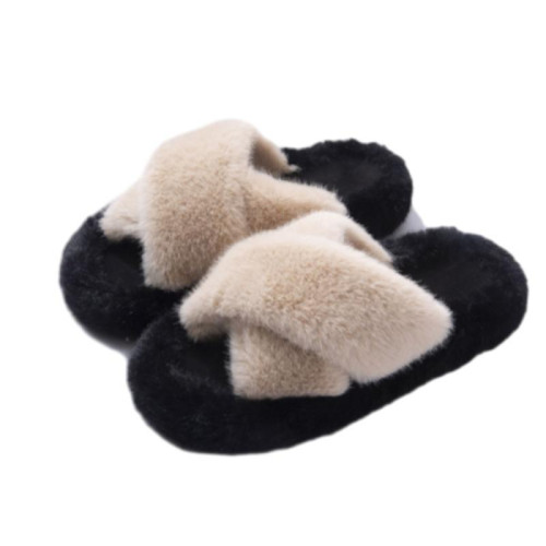 厚底毛毛拖鞋女外穿秋冬2024年新款交叉網紅爆款時尚居家ins棉拖 厚底毛毛拖鞋女外穿秋冬2024年新款交叉網紅爆款時尚居家ins棉拖