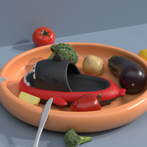 踩屎感鯊魚拖鞋男士夏季室內居家居防滑厚底高級感軟底外穿涼拖女 踩屎感鯊魚拖鞋男士夏季室內居家居防滑厚底高級感軟底外穿涼拖女