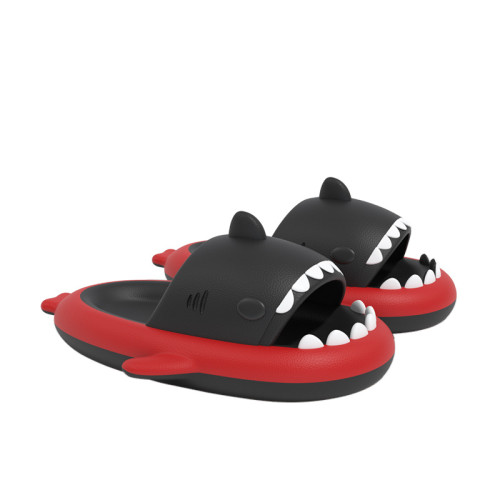 踩屎感鯊魚拖鞋男士夏季室內居家居防滑厚底高級感軟底外穿涼拖女 踩屎感鯊魚拖鞋男士夏季室內居家居防滑厚底高級感軟底外穿涼拖女