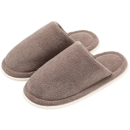 柔軟冬季毛毛拖鞋女士保暖毛絨簡約家居室內防滑秋季棉拖鞋男 柔軟冬季毛毛拖鞋女士保暖毛絨簡約家居室內防滑秋季棉拖鞋男