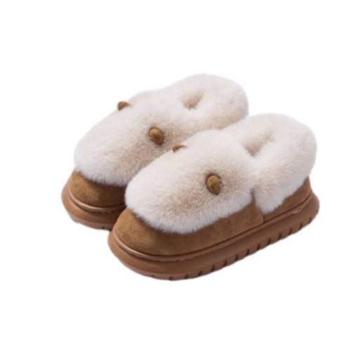 卡通包跟棉拖鞋女秋冬季新款室內家居防滑加絨保暖情侶外穿棉鞋男