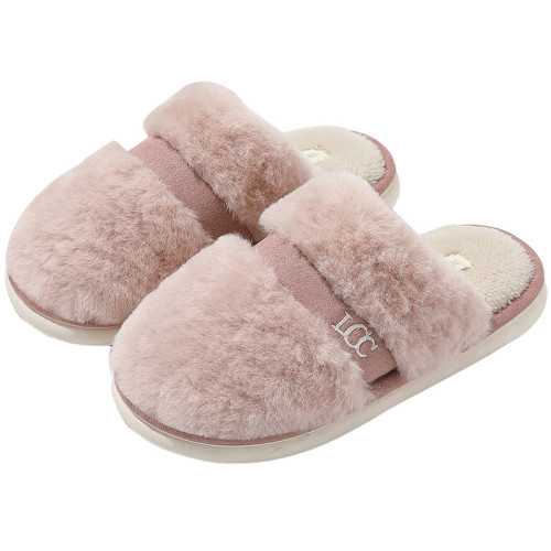 棉拖鞋情侶室內男軟底秋冬季保暖防滑厚底家居家用毛毛拖鞋女