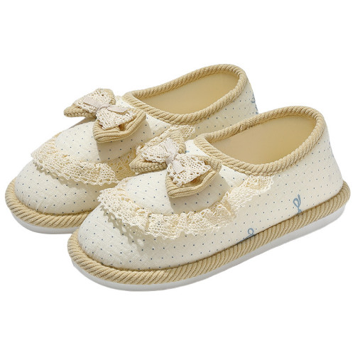 月子鞋女家居秋冬季居家室內情侶居家厚底防滑毛絨棉拖鞋女士 月子鞋女家居秋冬季居家室內情侶居家厚底防滑毛絨棉拖鞋女士