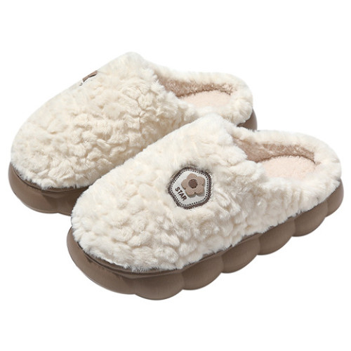 簡約棉拖鞋男秋冬季厚底家用室內保暖防滑家居情侶毛絨棉拖女 簡約棉拖鞋男秋冬季厚底家用室內保暖防滑家居情侶毛絨棉拖女