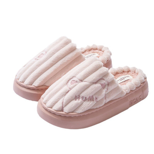 厚底棉拖鞋女秋冬季2024新款室內防滑可愛情侶家用毛絨保暖棉拖男 厚底棉拖鞋女秋冬季2024新款室內防滑可愛情侶家用毛絨保暖棉拖男