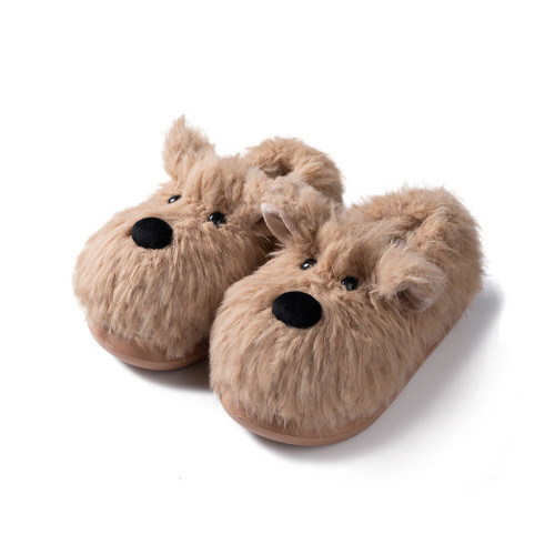 西高地潦草小狗棉拖鞋女秋冬季可愛卡通室內學生宿舍加絨毛毛拖鞋 西高地潦草小狗棉拖鞋女秋冬季可愛卡通室內學生宿舍加絨毛毛拖鞋
