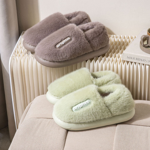 包跟棉拖鞋女冬季新款室內情侶家居保暖防滑厚底加絨外穿棉鞋男士 包跟棉拖鞋女冬季新款室內情侶家居保暖防滑厚底加絨外穿棉鞋男士