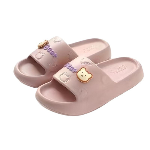 情侶涼拖鞋女款夏季可愛小熊室內家居洗澡浴室外穿EVA防滑拖鞋 情侶涼拖鞋女款夏季可愛小熊室內家居洗澡浴室外穿EVA防滑拖鞋