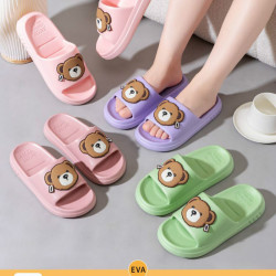 情侶卡通男女拖鞋夏季新款室內洗澡防滑厚底學生EVA涼拖鞋EVA材質