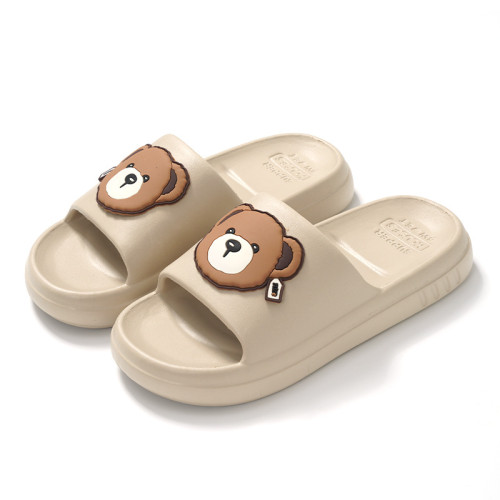 情侶卡通男女拖鞋夏季新款室內洗澡防滑厚底學生EVA涼拖鞋EVA材質