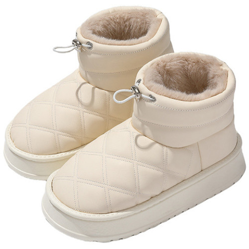 棉拖鞋冬季家用室內踩屎感毛絨棉拖女情侶保暖拖鞋男防滑家居