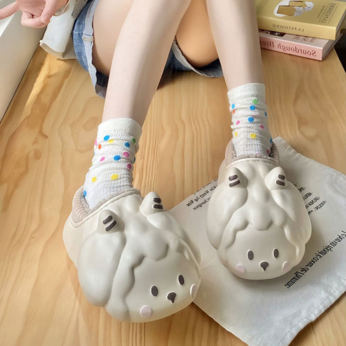 中大女童棉拖鞋2024新款冬季外穿防水可愛兩穿居家保暖包跟棉鞋女 中大女童棉拖鞋2024新款冬季外穿防水可愛兩穿居家保暖包跟棉鞋女