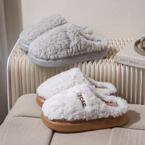 厚底踩屎感棉拖鞋女冬季2024新款室內家居保暖毛絨家用拖鞋男冬天 厚底踩屎感棉拖鞋女冬季2024新款室內家居保暖毛絨家用拖鞋男冬天