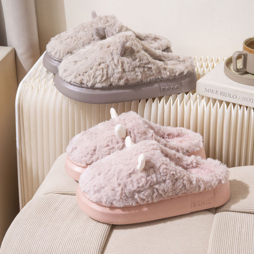 棉拖鞋女款冬季2024新款室內居家居月子保暖毛毛絨情侶冬天拖鞋男 棉拖鞋女款冬季2024新款室內居家居月子保暖毛毛絨情侶冬天拖鞋男